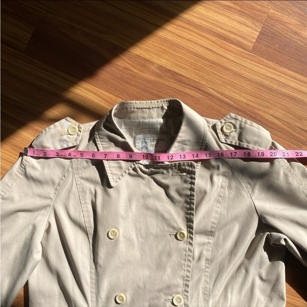 🎉HP🎉 London Fog Double Breasted Trench Coat - Picture 9 of 11